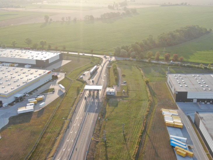 Autostrada A4 łącznica węzła Wrocław Wschód. Fot. Michał Soroko/GDDKiA